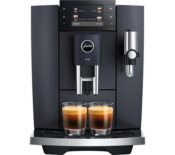 JURA E8 Smart Bean to Cup Coffee Machine - Cosmic Black