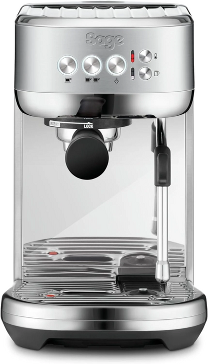 Sage Bambino Plus Compact Espresso Machine with Automatic Milk Frother | 15 Bar Espresso Maker – Brushed Stainless Steel