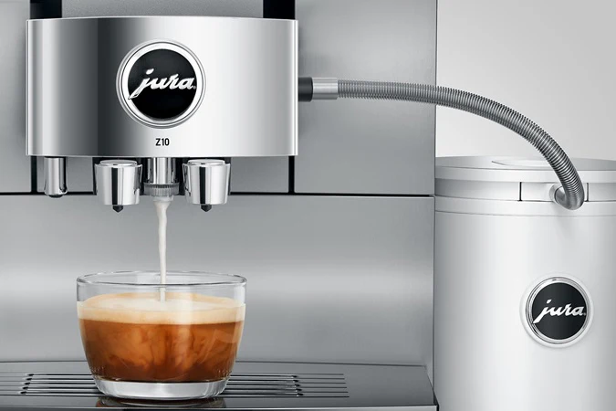 JURA Z10 Bean-to-Cup Coffee Machine – Aluminium White | Pre-Owned
