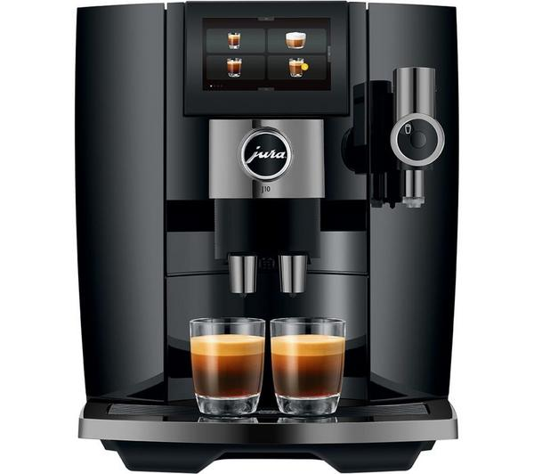 JURA J10 Smart Bean-to-Cup Coffee Machine – Piano Black