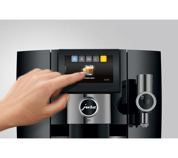 JURA J10 Smart Bean-to-Cup Coffee Machine – Piano Black