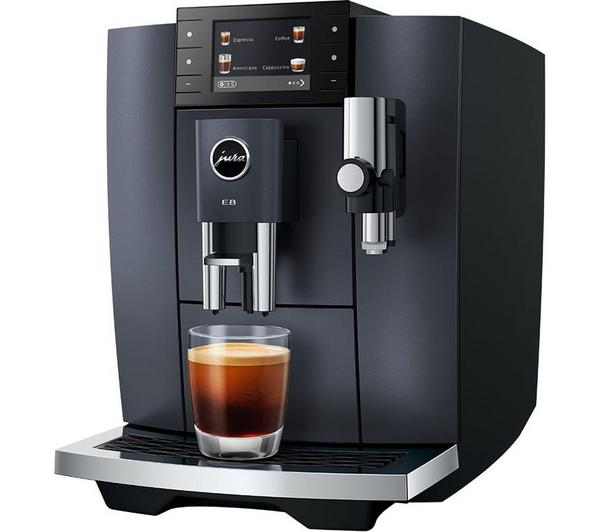 JURA E8 Smart Bean to Cup Coffee Machine - Cosmic Black