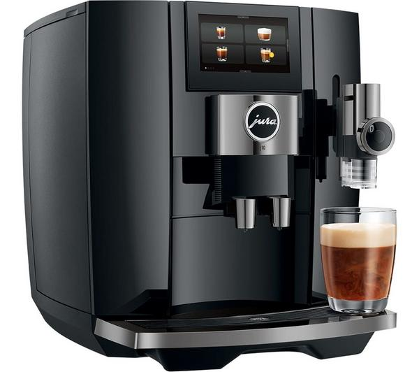JURA J10 Smart Bean-to-Cup Coffee Machine – Piano Black