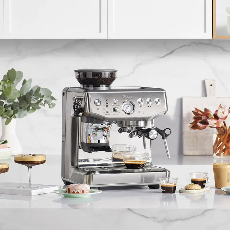 Sage Barista Express Impress SES876BSS Espresso Machine | Bean-to-Cup Coffee Machine – Stainless Steel