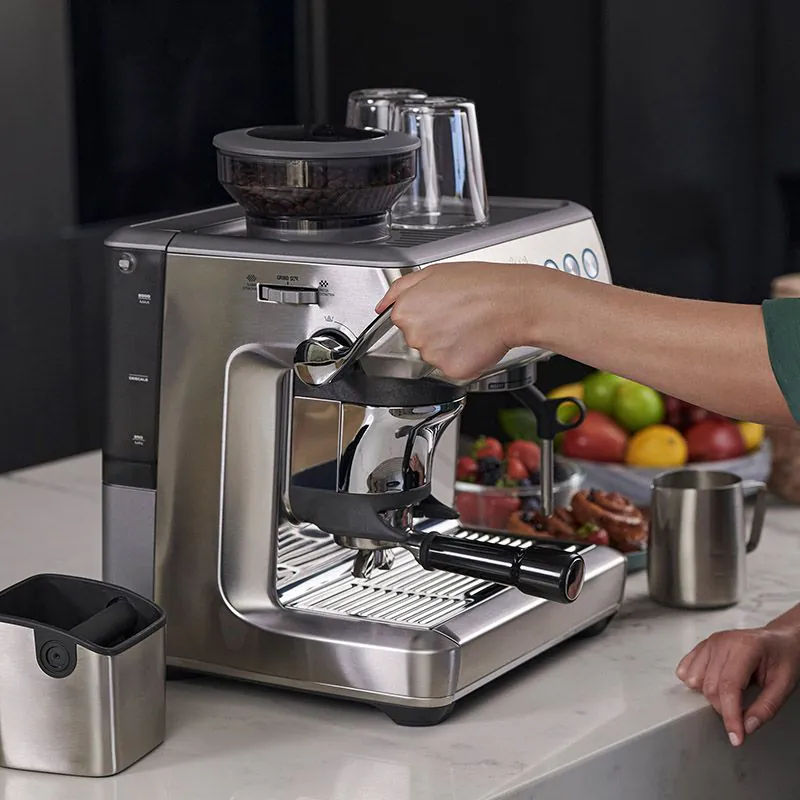 Sage Barista Express Impress SES876BSS Espresso Machine | Bean-to-Cup Coffee Machine – Stainless Steel